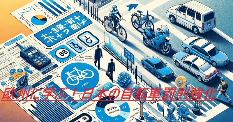 欧州に学ぶ！日本の自転車罰則強化