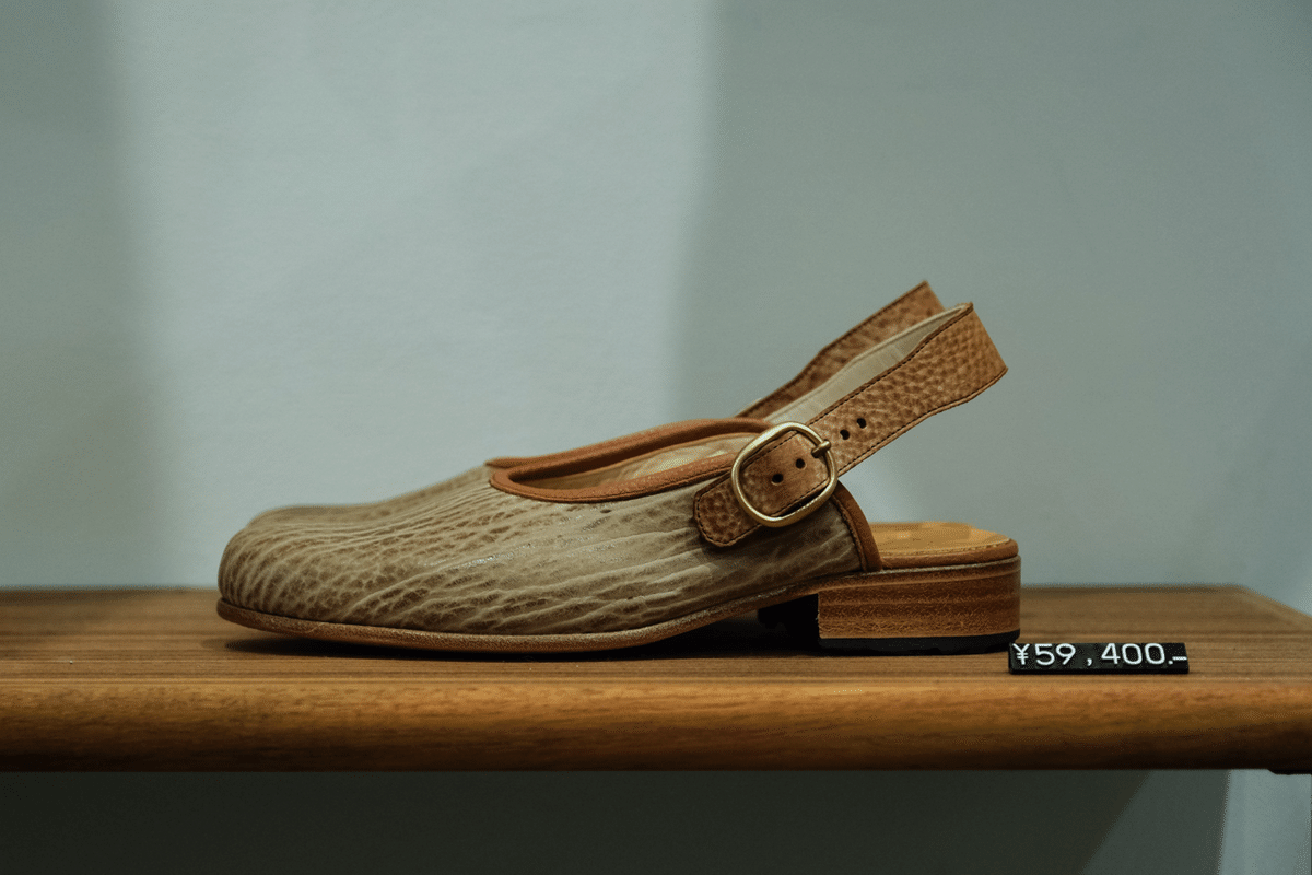 Post Production 24SS FACE Sandals Fur Seal 6 Brown Used