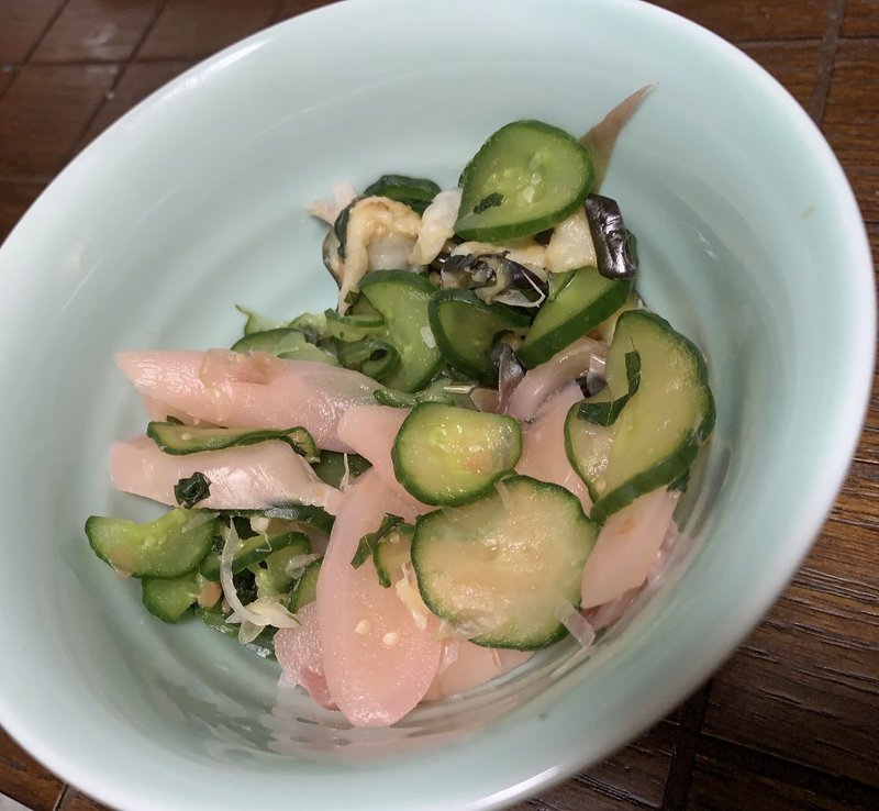 夏野菜漬けwith 岩下の新生姜 おうどん Note