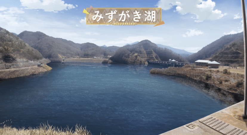 みずがき湖のほとりから　RRR+　ゆるキャン△ ゆるキャン△ SEASON3』第7話「ホラかホンマか回想キャンプ