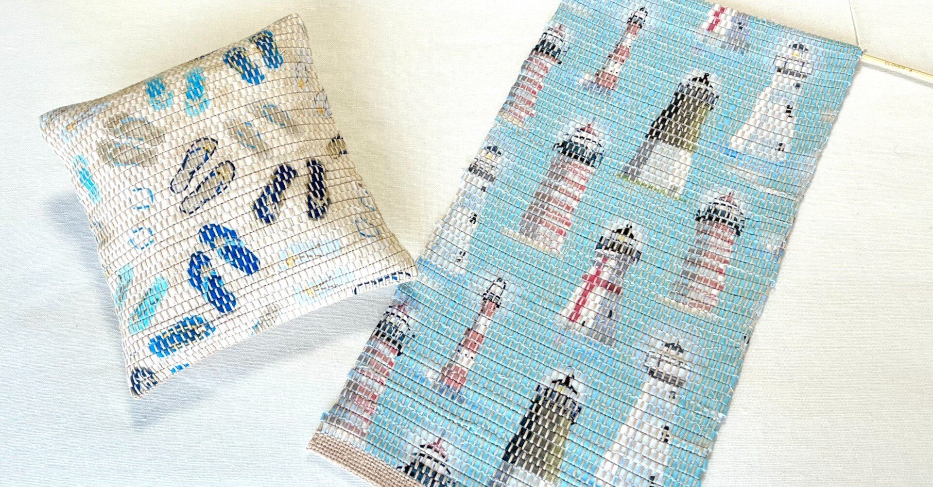 エコ織り！裂き織りで柄を再生｜手織り lan.lana