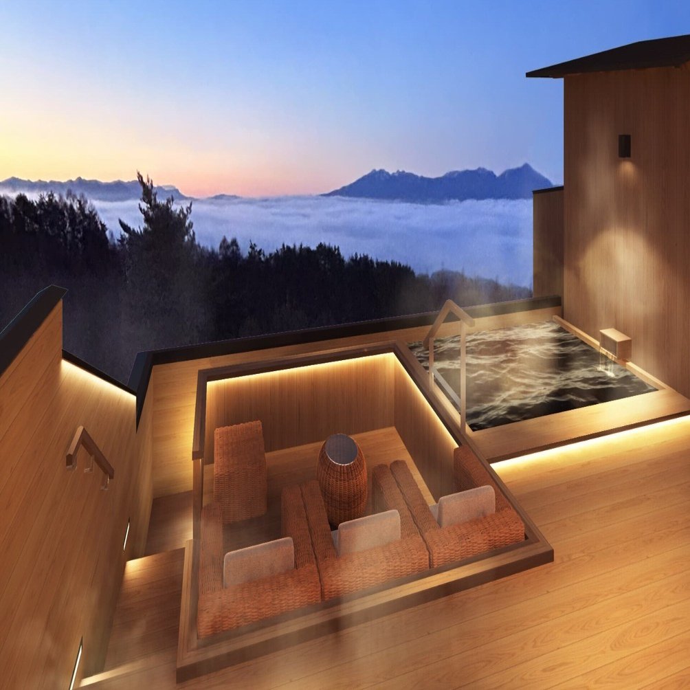 長野県小諸市に2024年8月インフィニティ展望露天風呂がオープン サウナ