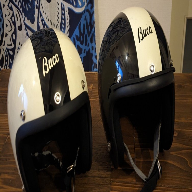 ベビーブコ ストライプ（BUCOジェットヘルメット）のチンストラップ