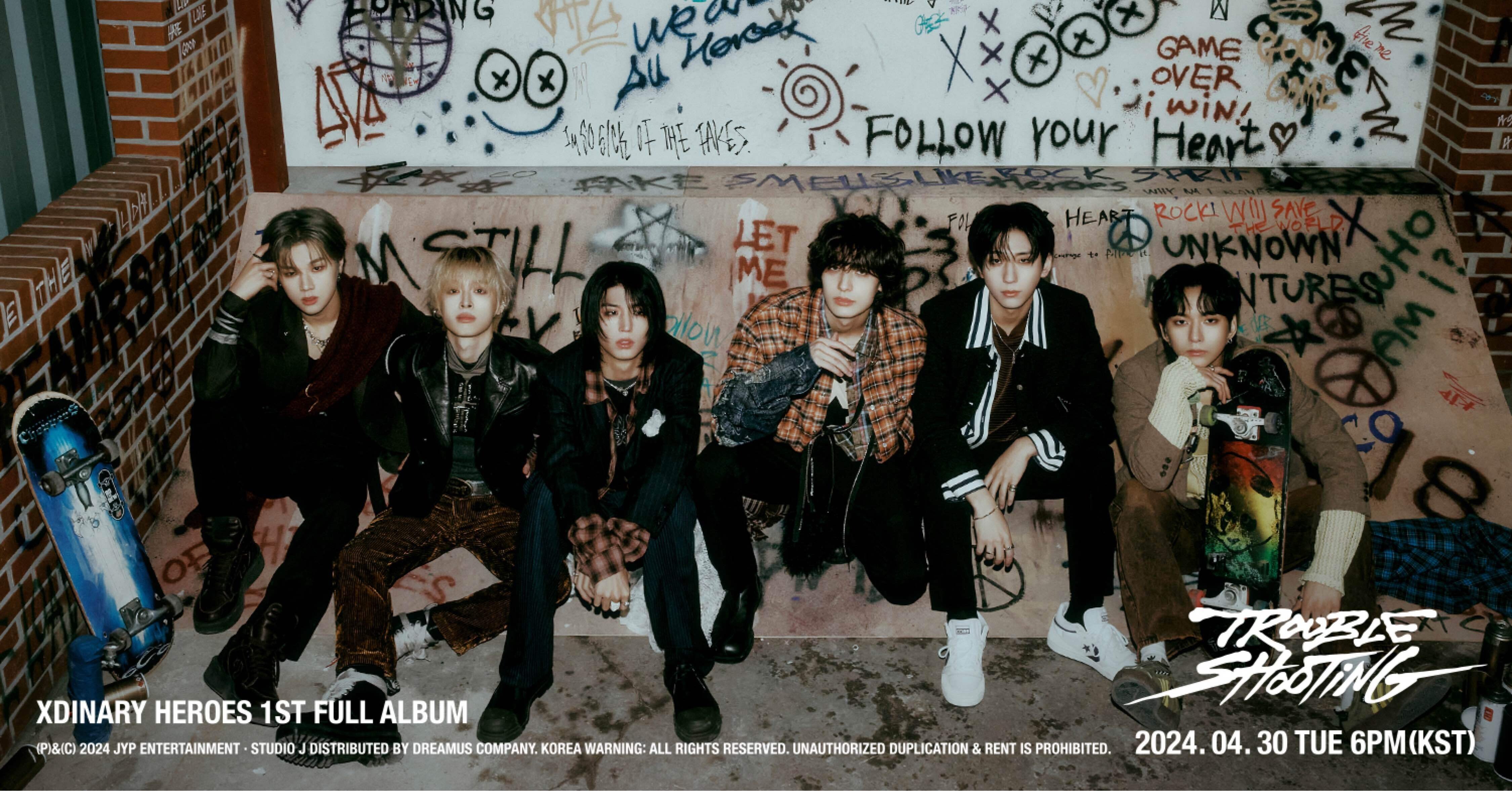 Xdinary Heroes 1st フルアルバム Troubleshooting 🎯thanks to 日本語