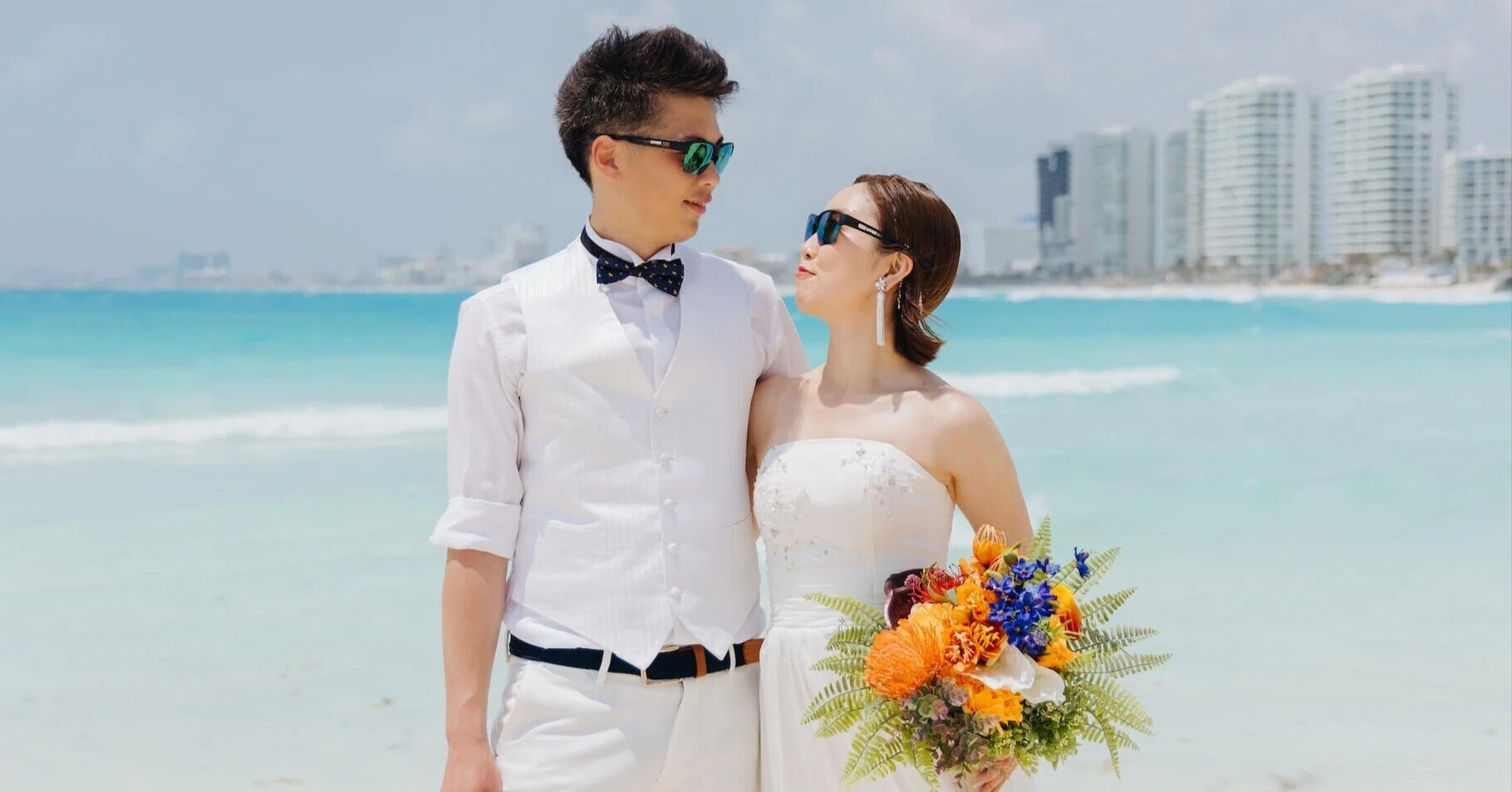 ビーチ撮影ウェディングブーケについて。｜Wedding DELI cancun