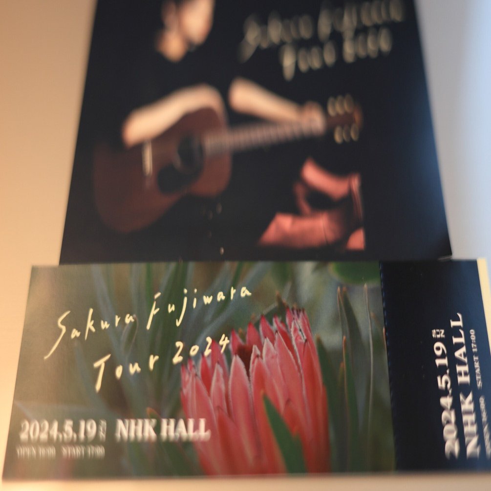 ver1.1【ネタバレ注意】 藤原さくらツアー2024 wood mood NHKホール