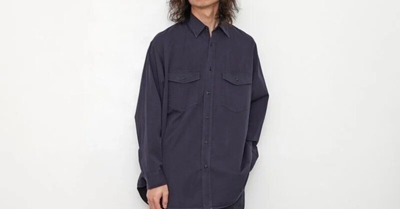 男っぽさ×色気のワークシャツ。【2024 S/S】【Y ワイ】ORGANIC