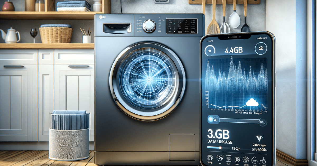 好きに LG洗濯機 なぜか1日3.6GBもデータ通信｜東京 AI 研究所 洗濯機