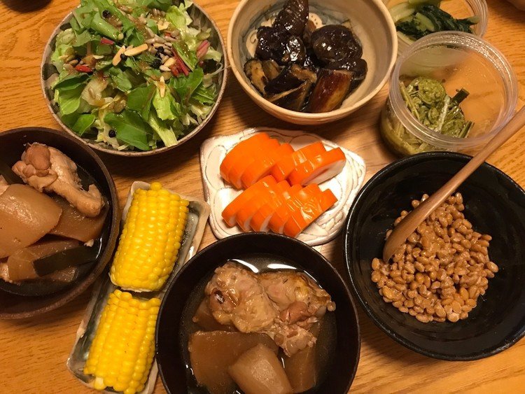 蓮根庵の晩ごはん18 1 8 赤巻 Miwa Note