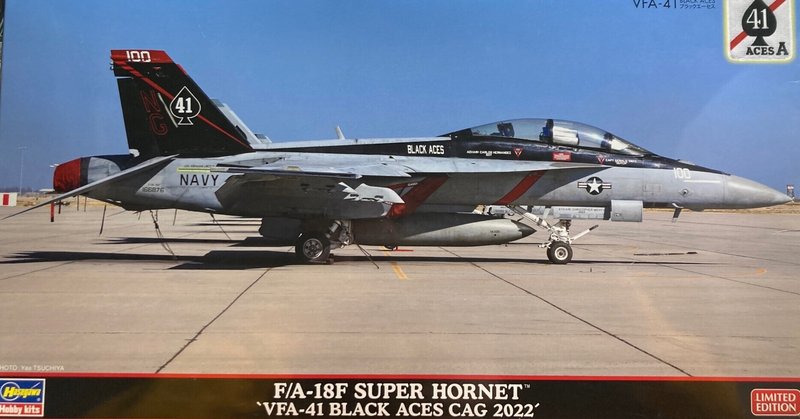 1/72 ハセガワ F/A-18F VFA-41 CAG2022