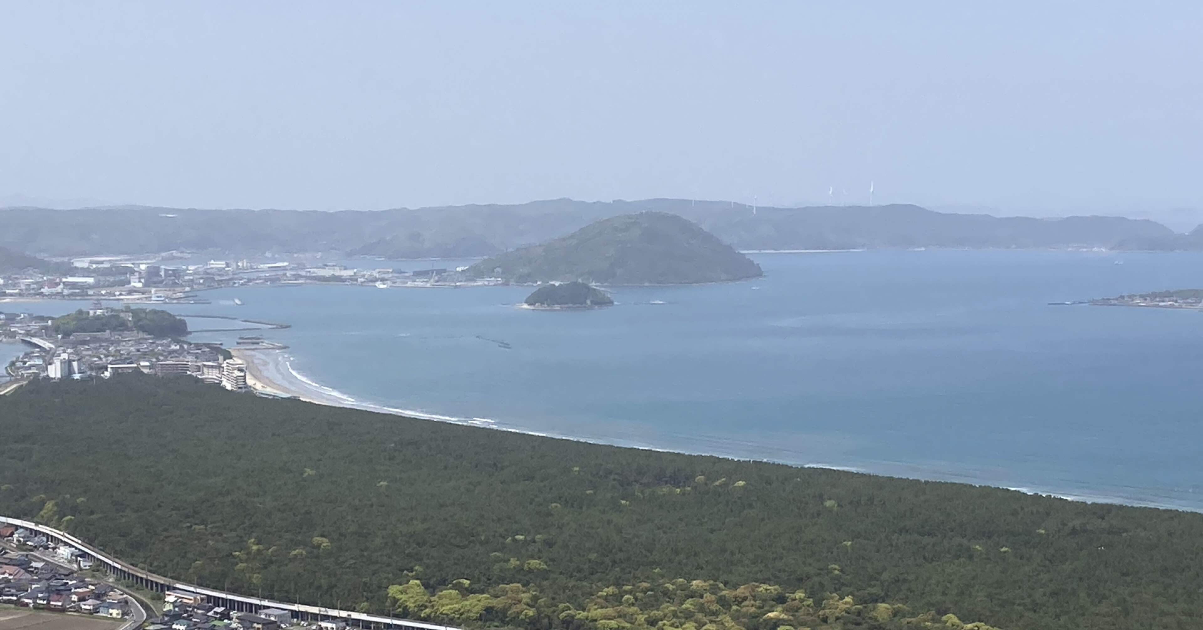 風景印さんぽ#14 唐津城 虹の松原 鏡山(佐賀県唐津市)｜たけきみ