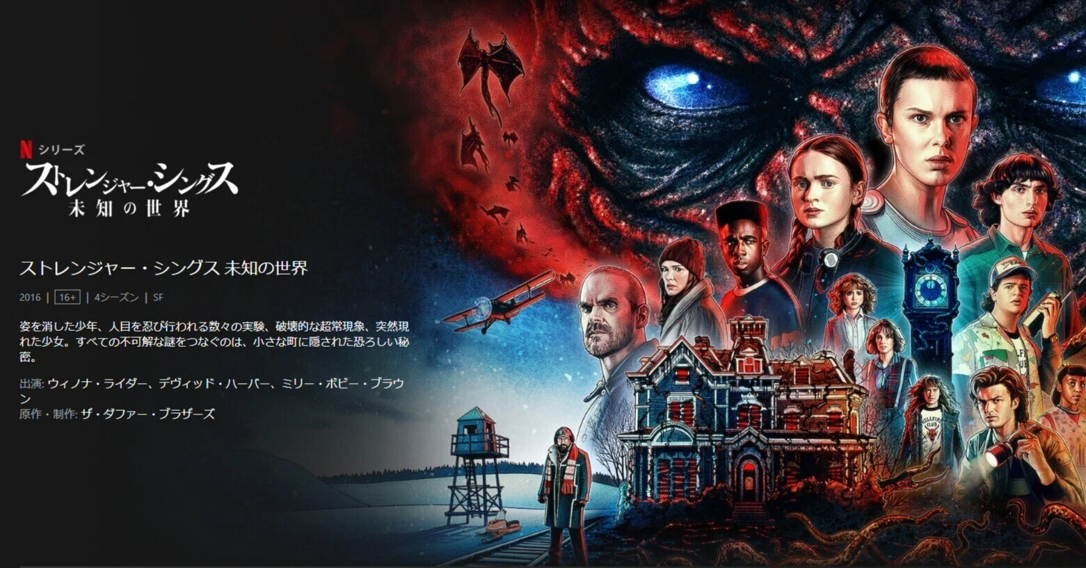 ストレンジャー・シングス 未知の世界」：ごった煮的SFホラー