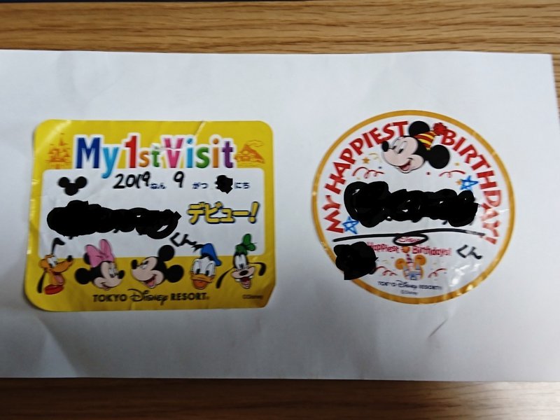 My First Disney Birthday Disney の反省点 きゃしー Note