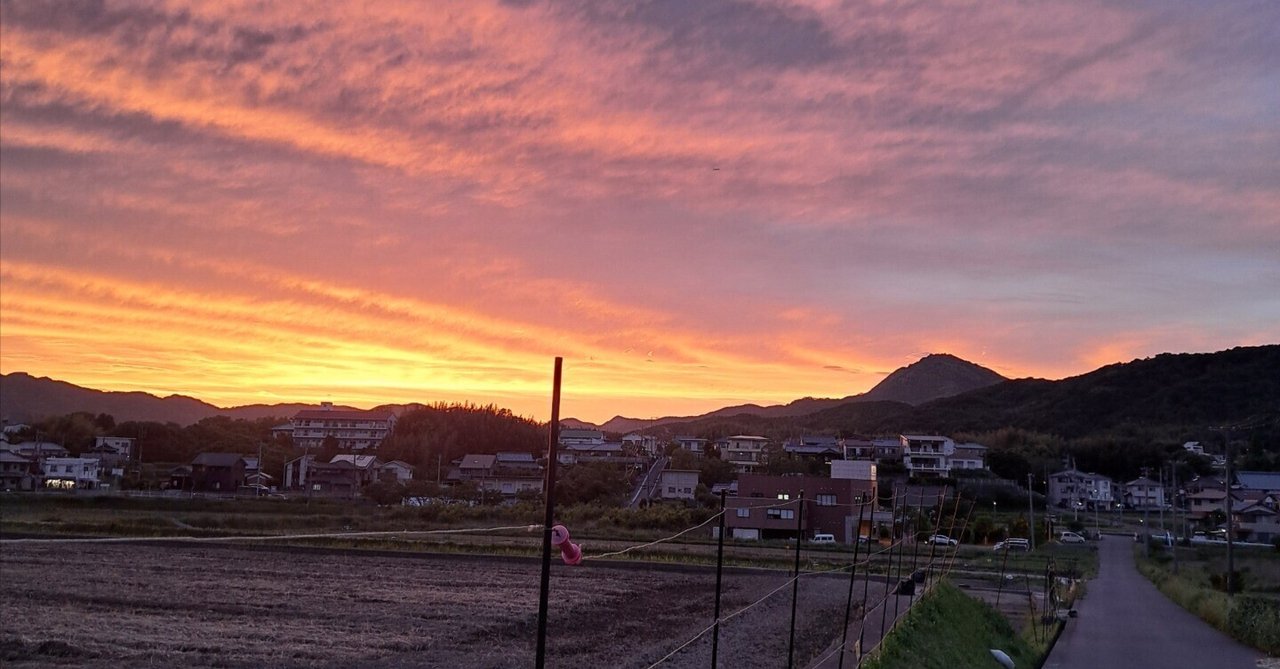 5月の夕焼け空｜光守氏天貴（ひがしあき)