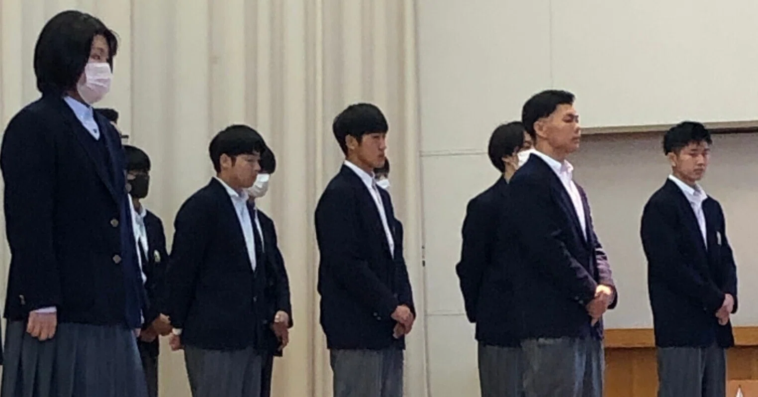 閉伊の若鮎 不屈なり【高総体壮行式】｜宮古水産高等学校