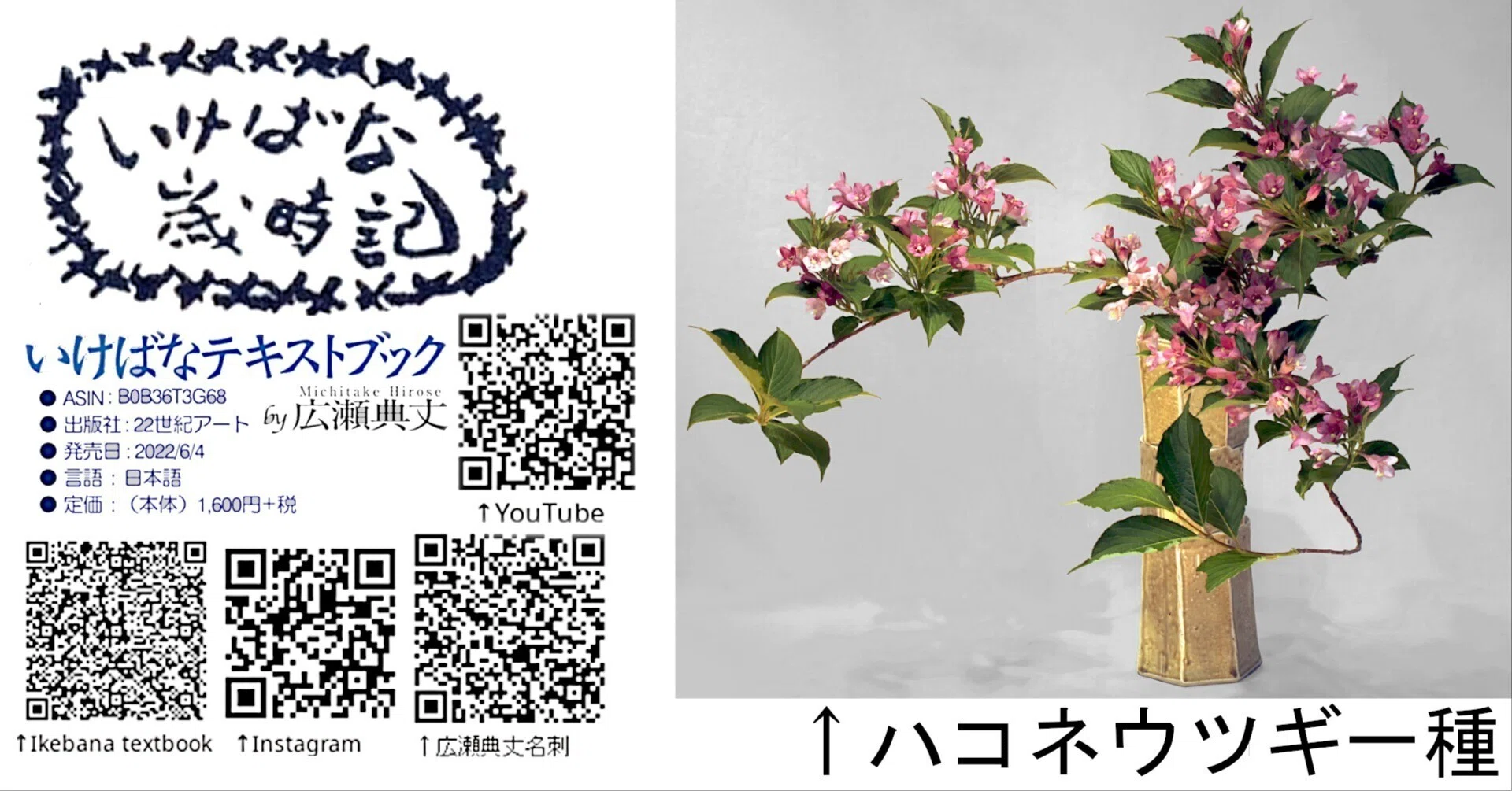 いけばな歳時記 タニウツギ｜広瀬典丈
