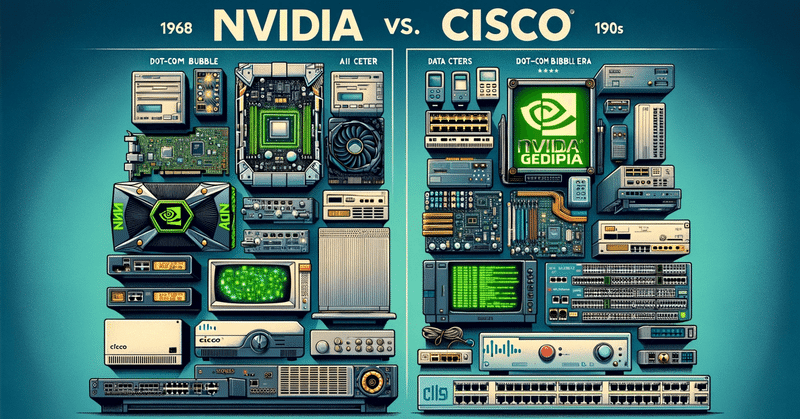 NVIDIAはドットコムバブル期のシスコと同じような銘柄か？｜個人投資家 Taka Chan