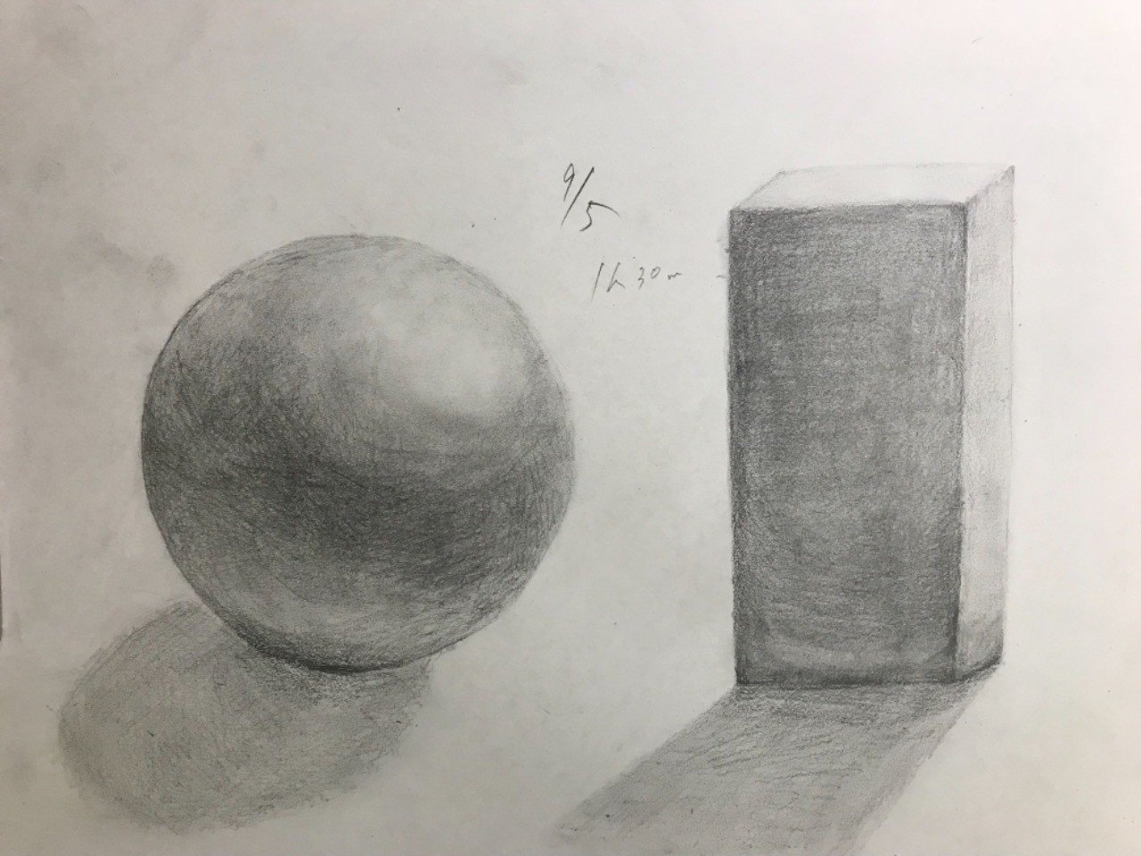 一日一デッサンday9 基礎練習 のぶゆき Note 一日一デッサンday9 基礎練習 のぶゆき Note