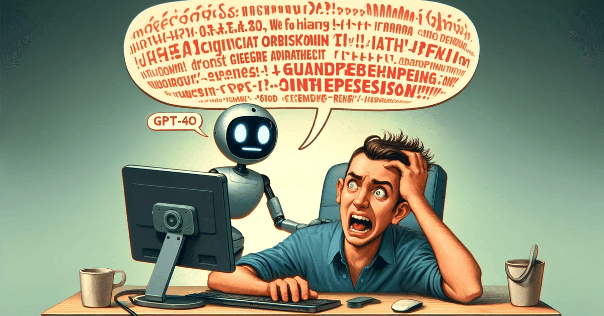 そろそろGPT-4oに対する不満を語ろうじゃないか！｜Zun-Beho