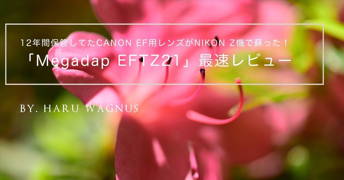 新発売「Megadap EFTZ21」-Canon EFレンズ→Nikon Z変換アダプター  