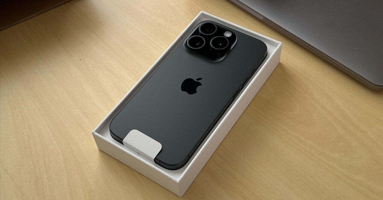 驚きの値段で iPhone 15 Pro移行時に行う設定とミニマルセットアップ スマートフォン本体