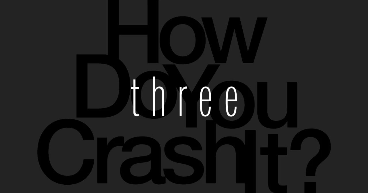 TM NETWORK How Do You Crash It? three｜FJK