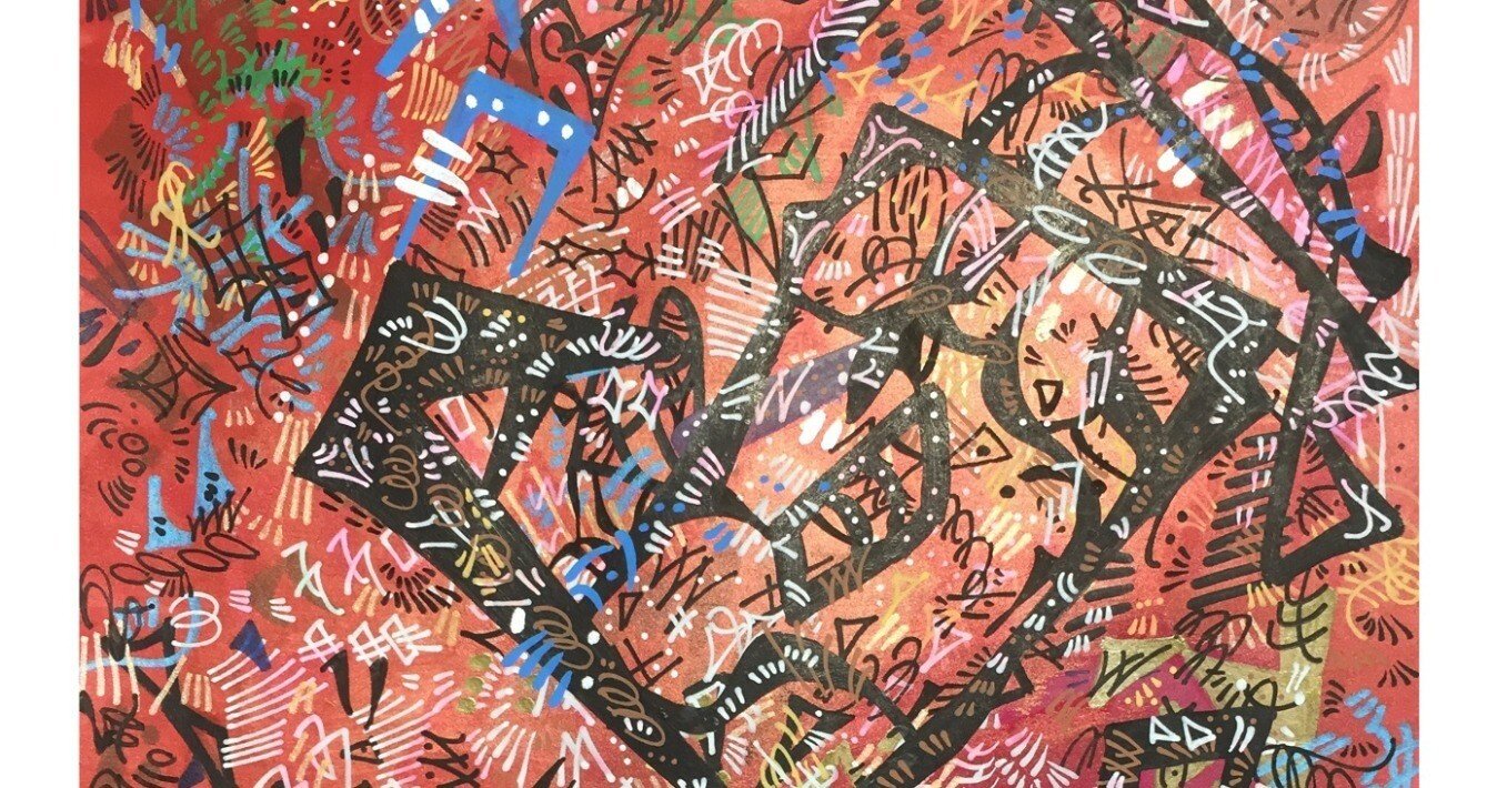 抽象画：兆し｜yygg