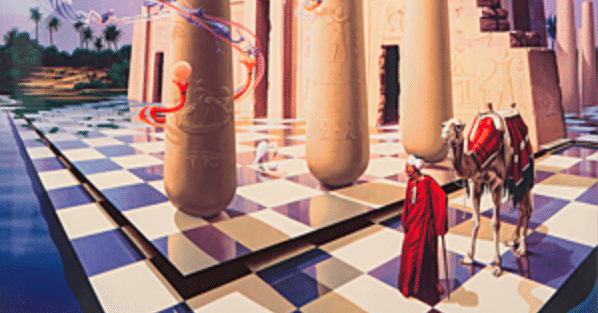 イレーヌ・メイヤー　直筆サイン『魂の叫び』ミクストメディア 大判 1127C 8c774ea476362bcc21d1adfc6d3f5c