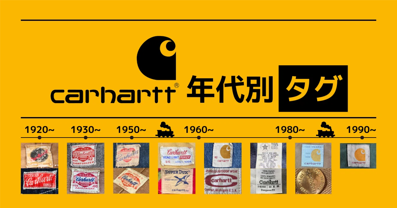 カーハート年代別タグ｜REO vintage