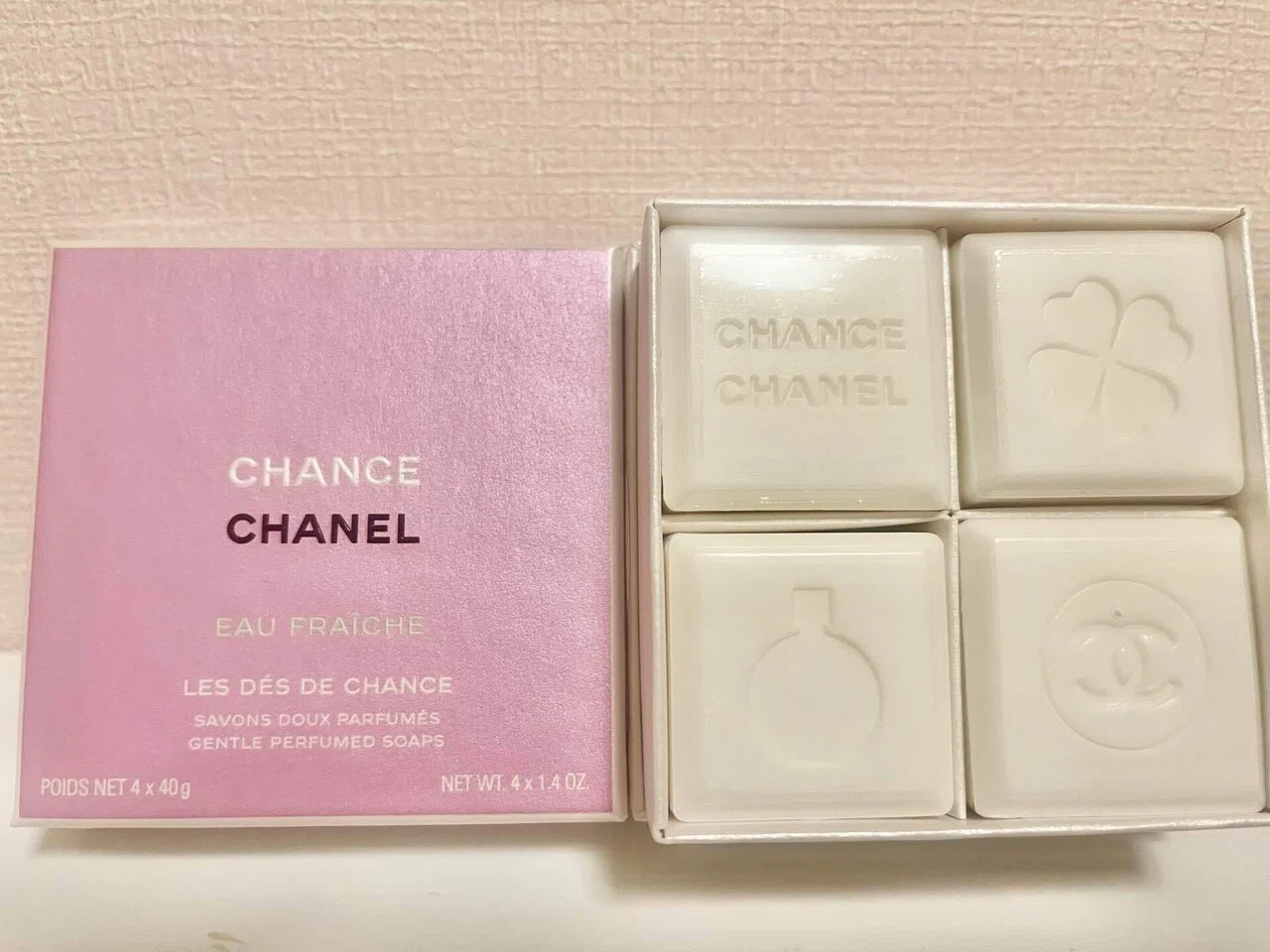 シャネルの香水「CHANCE」の石鹸が限定品でかわいかったので予約購入