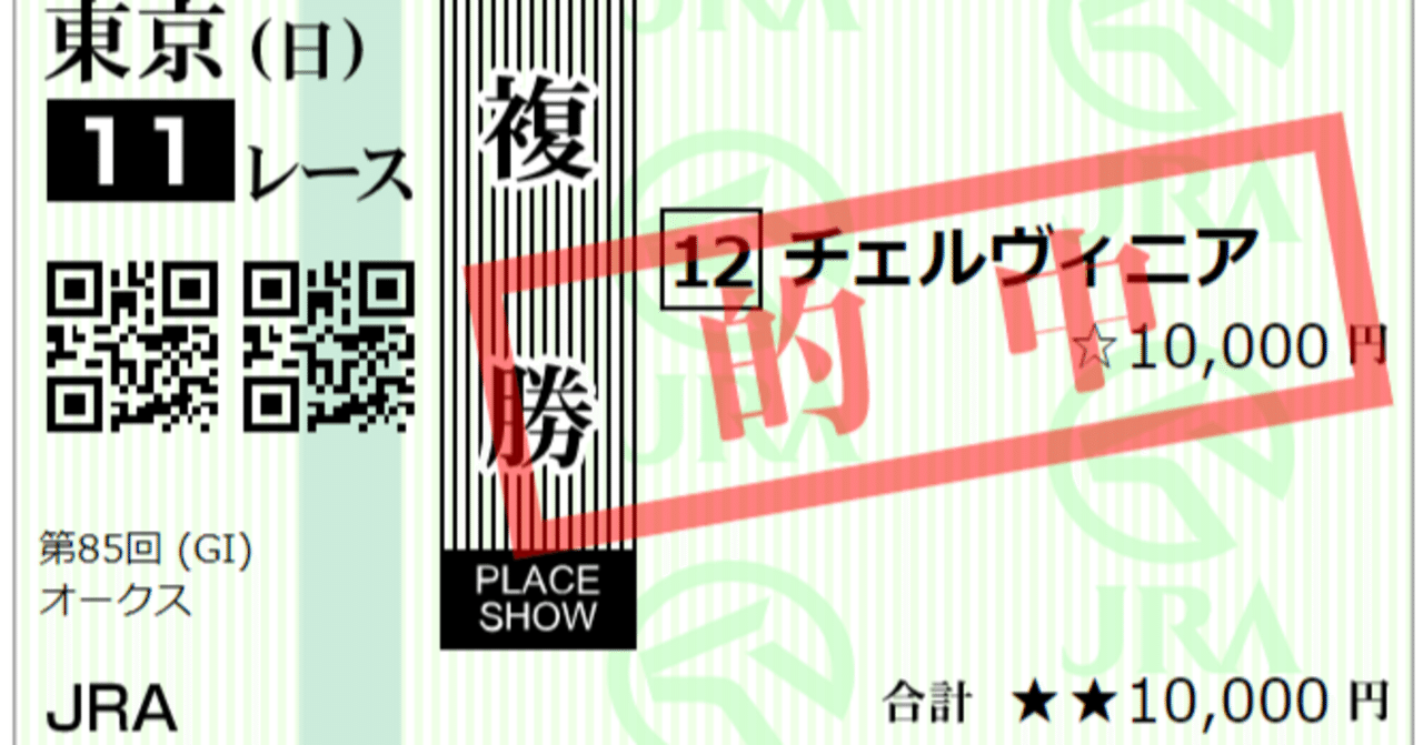 東京優駿2024　当日朝　展開を読む。｜馬券検討&around40〜feeling