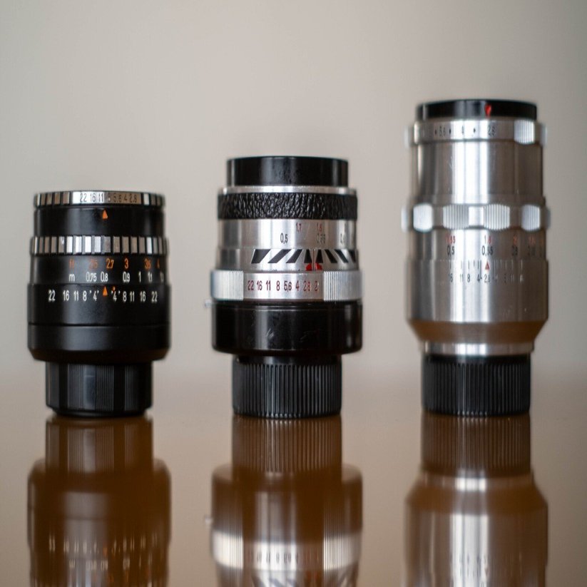 旧東ドイツの50mmレンズ3本。｜spinozamotors