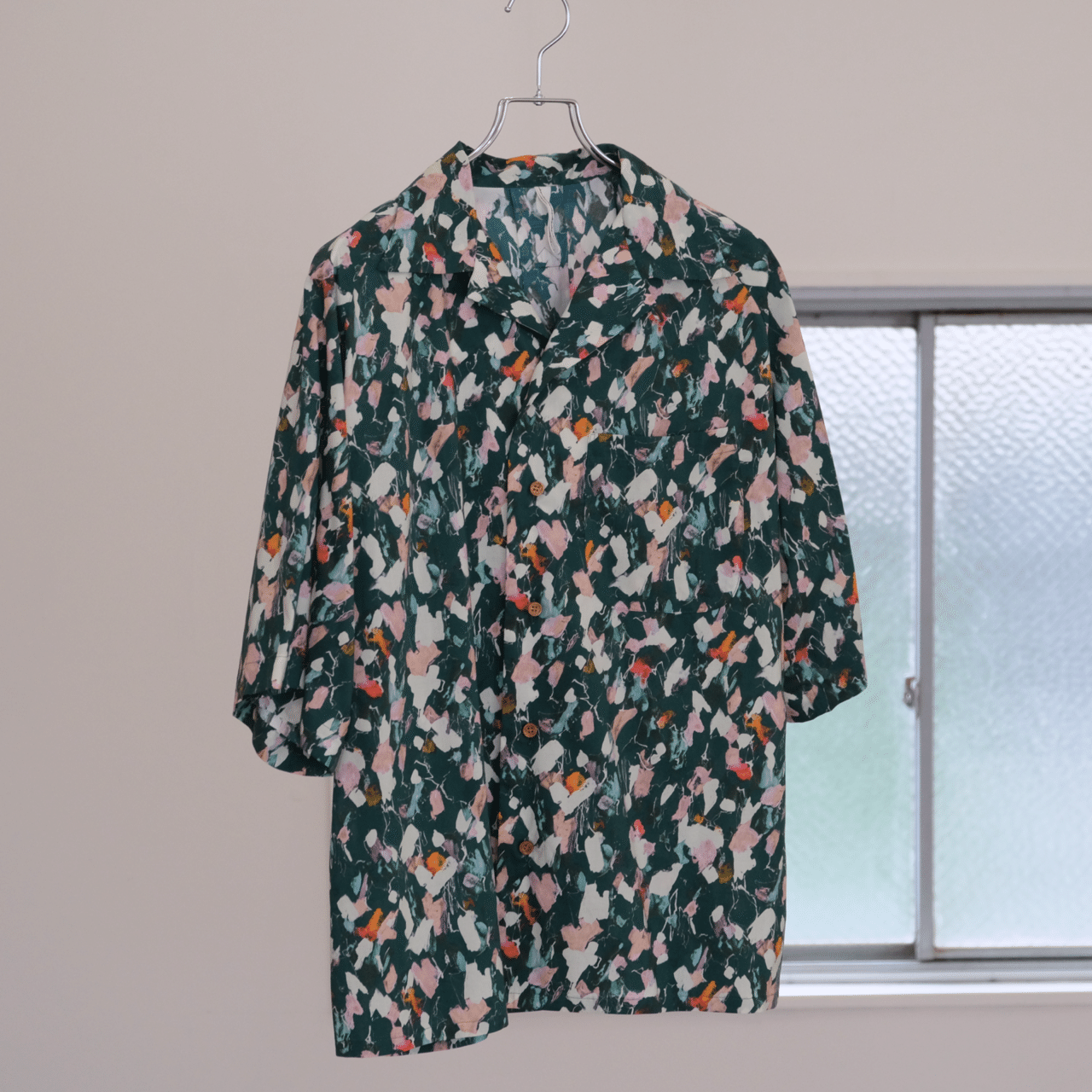 M’s braque アロハシャツ　38 モダンなアロハ m's braque｜水岡