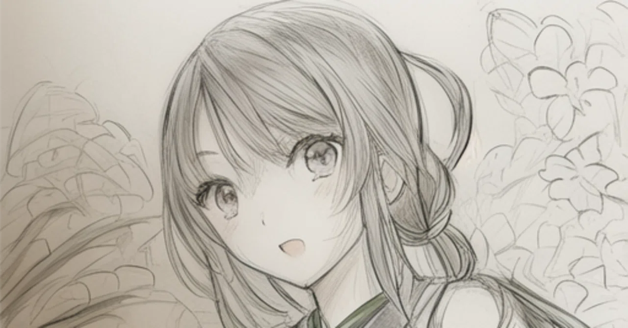 自分が描いた絵1 自分が描いた絵をStableDiffusionで変換して遊んでみる｜triple_4649