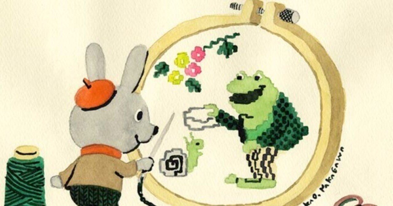 リクエスト企画13枚目「刺繍作家のうさぎさん」｜中川 貴雄