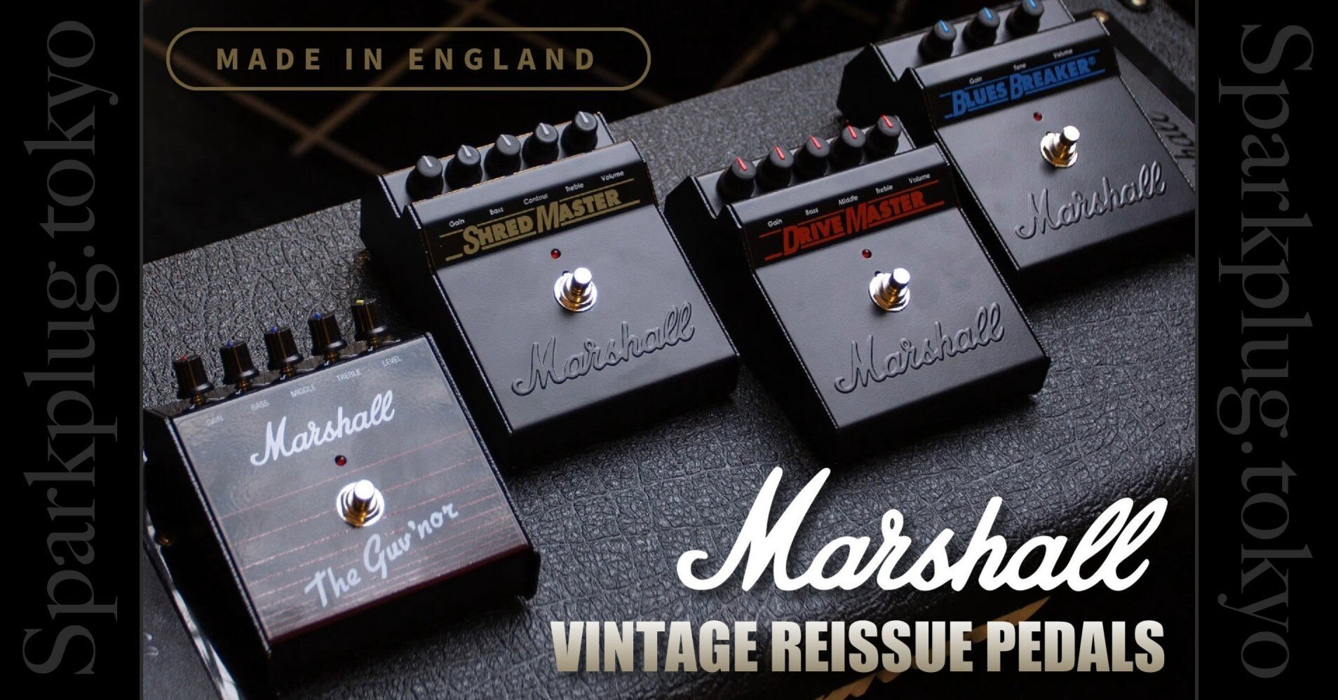 待望の復活を遂げたマーシャルのドライブペダル4機種｜Sparkplug.tokyo