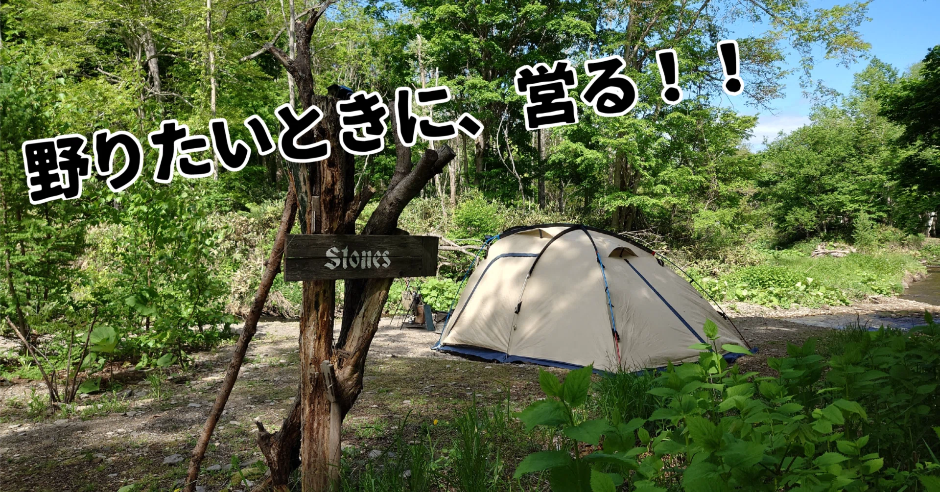 キャンプ場　YAV 回数券4枚 23回目のソロキャンプ：2024年5月「野りたいときに、営る」それがYAV