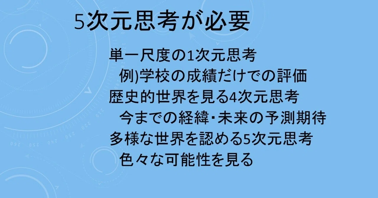 5 次元 と は