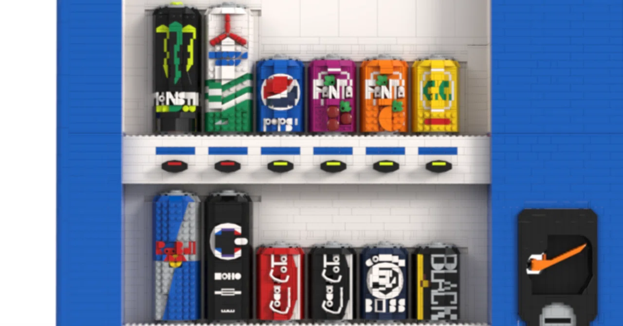 メイン作品】自動販売機・装飾編｜灘校LEGO同好会
