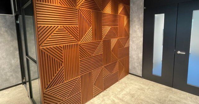 ウォールナット突き板 不燃材ダイライト 建築仕上げ材