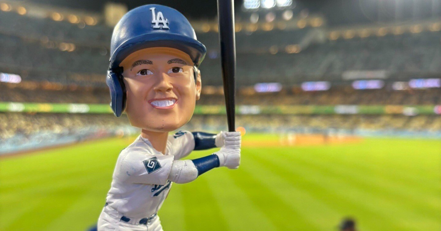8日間アメリカに行って大谷翔平らのボブルヘッド3体を八丈島に持って