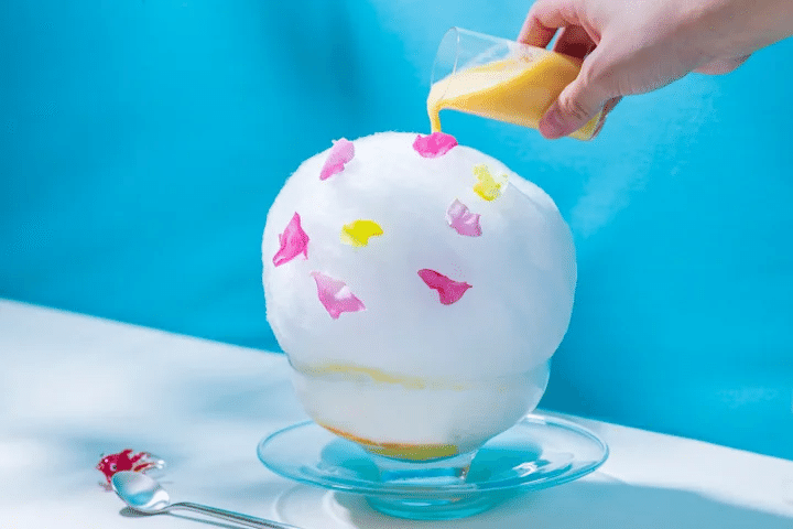 OMO7大阪×かき氷】夏祭りの風物詩と大阪名物が出会った奇跡！「綿あめ