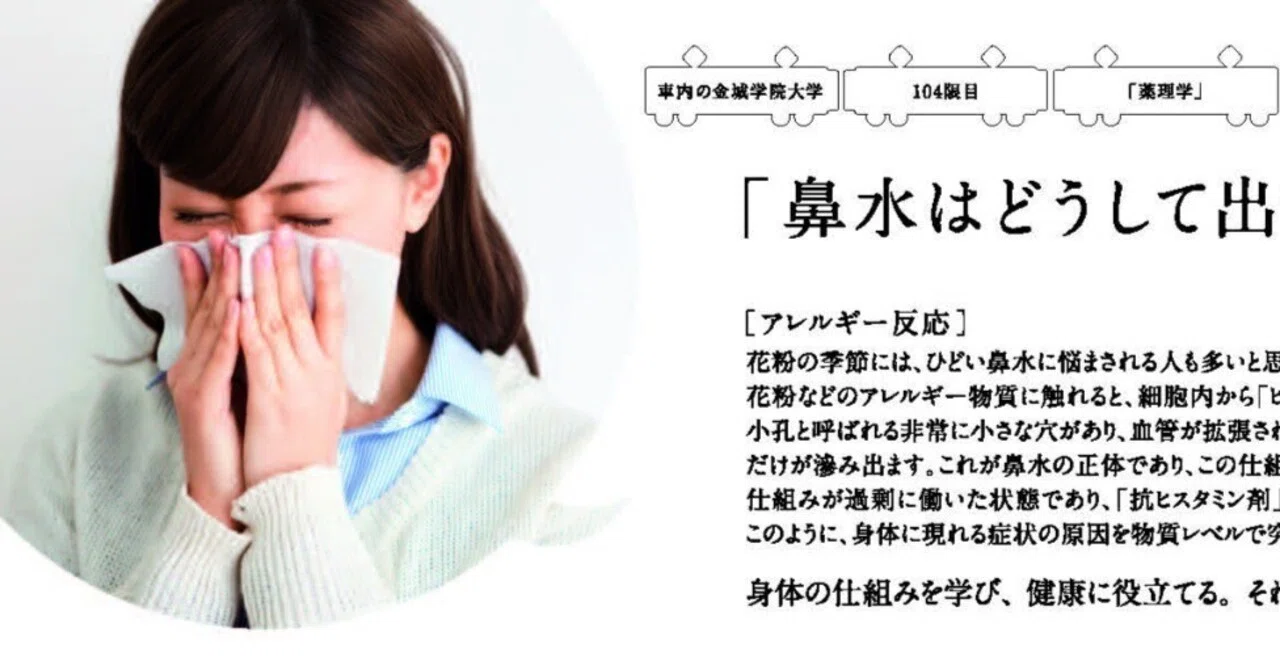 こう治す　複合汚染アレルギー アレルギーの発症メカニズム解明が、治療薬開発のカギ！？｜金城学院