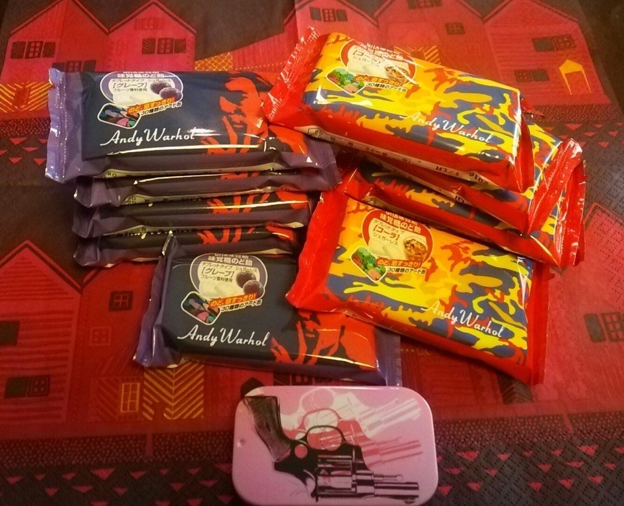 Uha味覚糖 アンディウォーホル コラボのアート缶 10 30げと 全部欲しい Junko Note