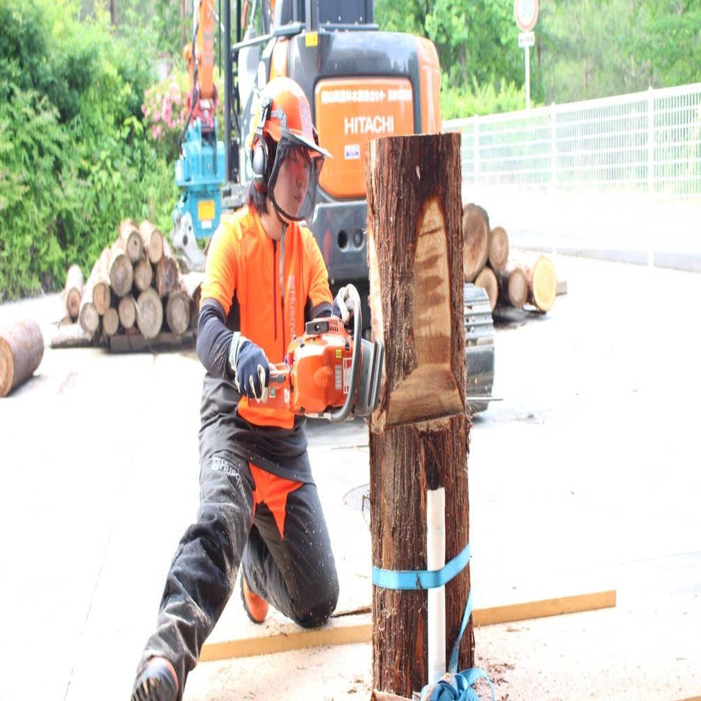 勝間田高校】チェンソー女子が「日本伐木チャンピオンシップ 全国大会