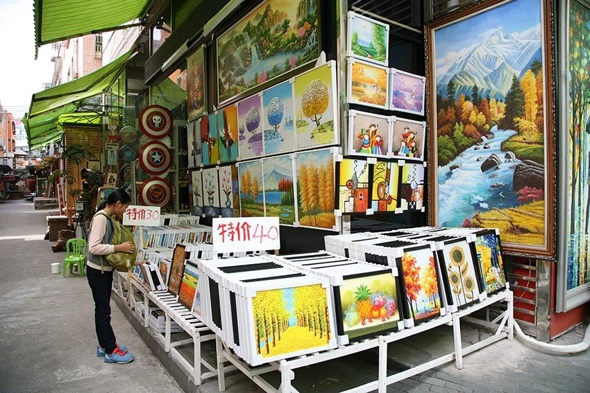 路地裏散歩のお楽しみ！深圳(シンセン)・大芬(ダーフェン)油画村｜ぼのぼ