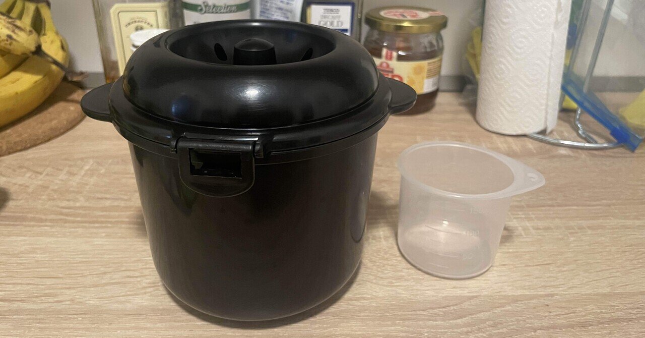 購入品紹介】レンジで10分チンするだけで米が炊けるちびくろちゃん｜pado