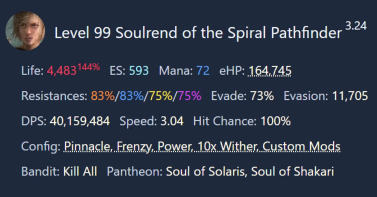 【PoE3.24】Soulrend of the Spiral Pathfinder｜SmokieR