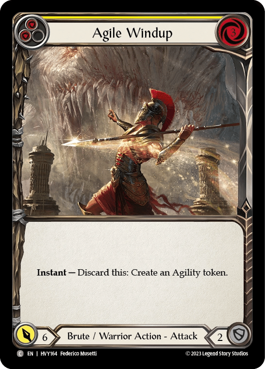 その他 fab Agility token (cold foil) FAB204-Cold Foil]Agility[Promo]（Premier OP Generic Token