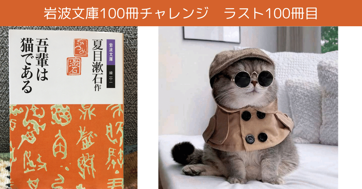 ラストは最高峰、夏目漱石【吾輩は猫である】岩波文庫チャレンジ ラストは最高峰、夏目漱石【吾輩は猫である】岩波文庫チャレンジ
